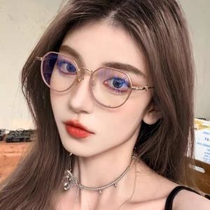 Fashion Square Blue Light Blocking Replaceable Lens Glasses For Men/Women Clear Anti Radiation Glasses with Glasse Case