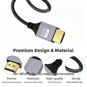 xiede | Micro HDMI-compatible to HDTV Cable 4K For GoPro Hero Raspberry Pi 4 Sony A6000 Nikon Yoga 3 Camera Micro HDMI Cord 0.3m 5m 10m