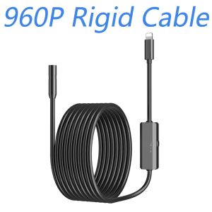 960P Endoscope Camera for iPhone Car 8 LED Lights Waterproof Borescope for Automobile Engine Inspection 8mm len