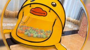 เต๊นท์ลายเสือสำหรับเล่นสัตว์สัตว์สัตว์ ทนทานต่อการใช้งาน เล่นเด็ก พับเก็บได้