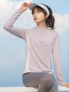 CAMEL | Sweat-wicking Sun Protection Womens Long Sleeve T-shirt
