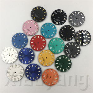 29mm Glossy Watch Dial Classic 369 Numeral Stripe Index Luminous Fit NH35 NH36 Miyota8215 821A ETA2824 2836 PT5000 DG2813 Movets