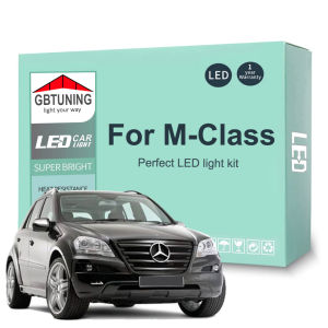 ชุดหลอดไฟไฟเก๋ง LED สำหรับ Mercedes Benz M-Class W166 W164 W163 1998-2013 2014 2015 2016อุปกรณ์เสริมรถยนต์โคมไฟในบ้าน Canbus