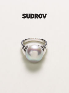 Unique Design Elegant Gray Pearl Fashion Ring