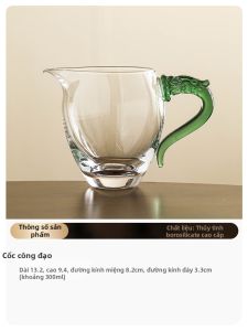 TANGFENG | Cốc Pha Trà Chống Nóng Bằng Kính Borosilicate
