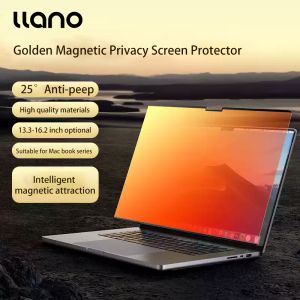 Llano Magnetic Privacy Screen Protector for MacBook Air Pro 13 2020 A2179 A2159 A2337 A2338 Tempered film 13.3-16.2 inch privacy Anti Scratch Laptop Screen protector