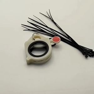 Plastic Fluorescent Cable Tie Organizer / Portable Storage Cable Tie Holder Electrical Wire Tie Organizer Key Chain Storage Tool