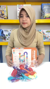 Mainan Anak GJH-S01 45PCS PIPELINE TOYS SET MARBLE Mainan Block Seluncuran Bola DIY Building Anak Mainan Anak Perempuan - Mainan Anak Laki Laki