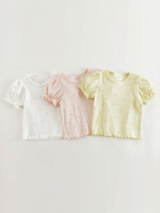 Marc&Janie | Fresh Flower Print Puff Sleeve T-Shirt