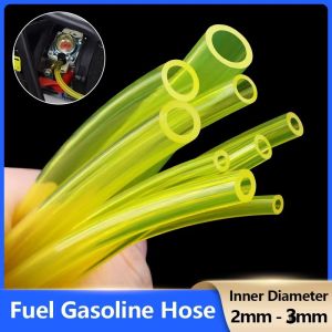 Fuel Gasoline Hose Yellow Polyurethane Petrol Pipe Oil Resistant Flexible Tube Universal Garden Machinery Fuel And Gas Hose Fittings 2mm 2.5mm 3mm