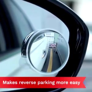(Honda/Toyota/Nissan) 2PCS Universal Blind Spot Mirror 360° Adjustable Wide Angle Suction Mirror Rear View Auxiliary