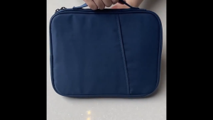 กระเป๋าใส่iPadกันน้ำ 11 นิ้ว กระเป๋าด้านหน้าสำหรับอุปกรณ์เสริม ขอบยางกันกระแทก ผ้าทนน้ำทนฝน OU0046