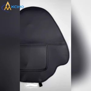 Kcimo | for Tesla Model 3/Y Rear Seat Back Protector Waterproof Anti-Kick Mat Anti-Scratch Backrest Cover with Storage Pocket