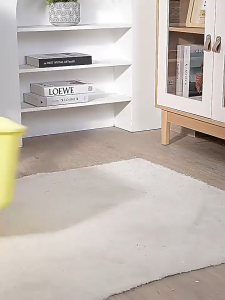 Semi Enclosed Cat Litter Box Large Toilet Basin with Tray High Sides Anti Splash with Litter Mat Non Slip Bottom Tandas