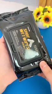 SUPERMARKET IMPORT EKSPORT Tissue Pembersih Sepatu Tissu Basah Pembersih Sepatu Quick Wipes Shoe Cleaner - Tisu sepatu isi 80 lembar Tisu Sepatu Tanpa Bilas Tissuee Sepatu Sekali Pakai