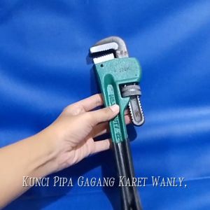 Kunci Pipa gagang Karet Wanly Konci 18 16 14 inch