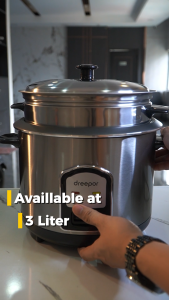 Dreepor Rice Cooker 2L/3L/4L With Steamer Mini Rice Cooker Multifunctional Electric Cooker One-Button Simple Operation