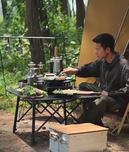 Cassette furnace Butane Outdoor Portable Gas Stove Camping Picnic Burner Steamboat Stove Gas 2 in
