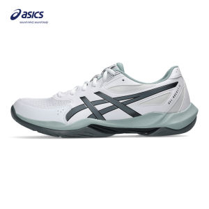 ASICS Men GEL-ROCKET 12 Indoor Court Shoes in White/Steel Grey