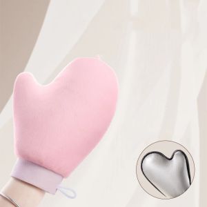 Body Lotion Glove Self-Tanning Mitt Double-Sided Prevents Sticky Hands Applicator Quick Dry Flocking Glove Makeup Applicator
