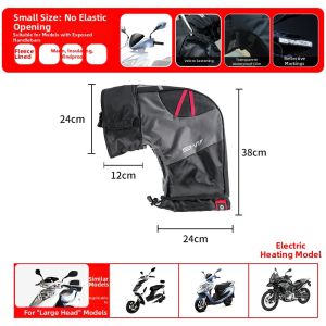 SEI-VI | Heated Waterproof Winter Handlebar Mitts