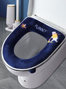 Season-Universal Toilet Seat Cover Macaron Color Korean Style Home Use Toilet Ring Cushion Adult Size Non-Disposable Outer Jacket Type