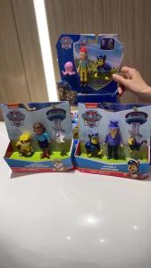 Paw Patrol | PAW Patrol Action Figure Set Mayor Goodway Humdinger Farmer Yumi Daring Danny Hero Toy Gift for Kids Boys Girls Children