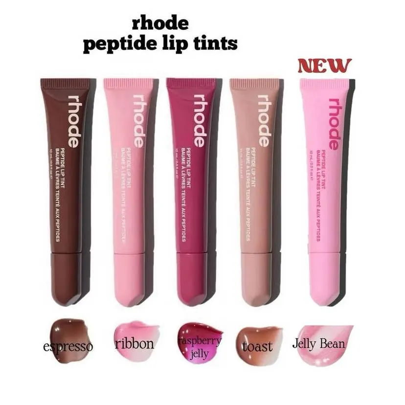 【正規品】rhode skinリップ ティント toast & ribbon SG seller】Rhode lip Gloss skin lipstick vanilla ribbon/toast gel