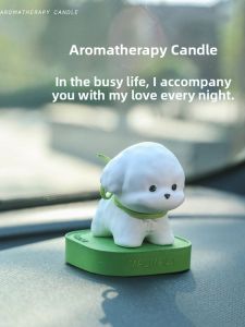 Creative Trendy Doggie Aromatherapy Gift Box Car Fragrance Home Decorative Diffuser Stone Unique Scent for Friend Colleague