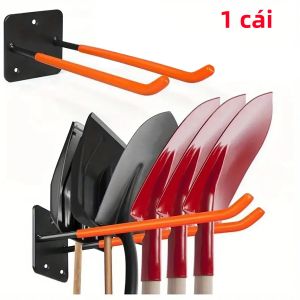 1 Gói Móc Treo Tường Để Đồ Trong Gara Dụng Cụ Làm Vườn Giá Để Xẻng Cào Giá Để Dụng Cụ Sân Vườn Móc Sắt Đa Năng
