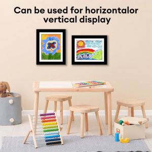 8"/A4 Hanging Kids Art Storage Frame Magnetic Seal Picture Storage Frame with Elastic Band For Home Decoration