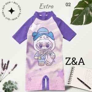 LABUBU BAJU RENANG ANAK PEREMPUAN SWIMSUIT baju renang anak perempuan motif labubu 1-10 tahun