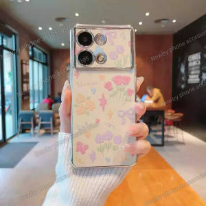 เคส Redmi Note 13 14 5G เคส Redmi Note 14 13 12 Pro 5G เคส Redmi Note 14 13 12 Pro Plus เคสเคสลายดอกไม้สีสันสดใสเคสโทรศัพท์กันกระแทกทนต่อสิ่งสกปรก