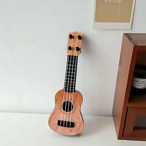 Jackjacktoys Mainan Alat Musik Edukatif Anak Gitar Senar Model Kayu Ukulele Untuk Belajar Mengenal Musik Dan Tangga Nada
