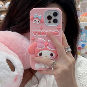 【Hot】Liquid Silicone Phone Case Innovative Melody Shape With Bracelet For iPhone 6 7 8 XS XR 11 12 13 14 15 16 Series