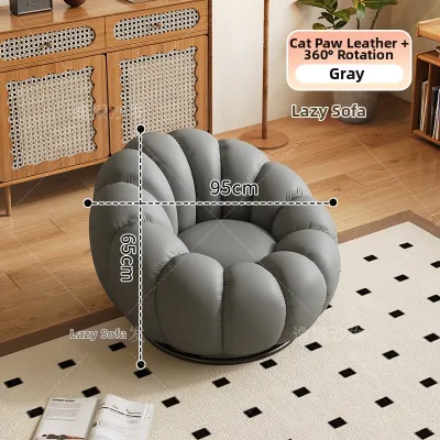 Pumpkin Shape Relaxing Sofa Chair For Bedroom Balcony