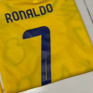 bisa cod setelan bola liga arab anak al nassr club ronaldo terbaru set kaos sepak bola termurah berkualitas baju futsal laki