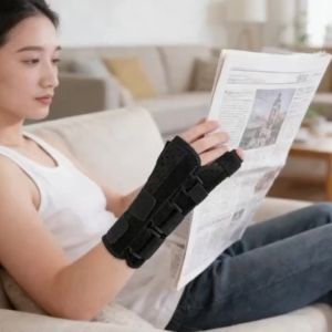 WEFITON 1PC Adjustable Breathable Pinky Finger Splint Little Finger Support Brace for Trigger Finger Pain Relief Hand Brace