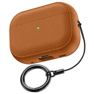 new product 2025 Capa For AirPods Pro 3 Case Soft TPU Leather Design Protective Cover For AirPods Pro 3 Cases With Lanyard