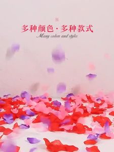 2000/1000 Colorful Artificial Rose Petals made of Romantic Silk Rose Leaves that are perfect for Wedding Party Decoration Flower Favor Event Table Decoration Supplies