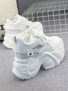 Invisible Heightening 14cm Dad Shoes Womens Spring New Small Size 12cm Thick Bottom Platform Shoes 10cm Shortie Joy