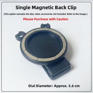 2024 Universal Magnetic Phone Holder Belt Clip Vertical Horizontal Backpack Magnetic Clamp with Magnet Sheet Mobile Phone Stand