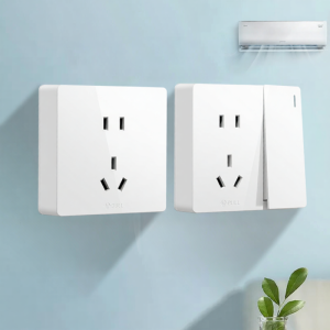 Bull | ปลั๊กไฟ BULL 16A สามช่อง สามตา ปลั๊กไฟสำหรับเครื่องปรับอากาศและเครื่องทำน้ำร้อน ขนาดใหญ่ ติดตั้งแบบเปิด 3 ช่อง