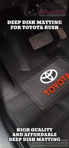 TPE Black Extended Deep Dish Matting for Foton Tunland V7 / V9 2024 - Onwards OEM Car Floor Liners / Car Matting High Quality Car Accessories