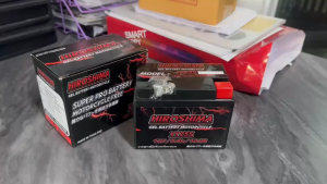 แบตเตอรี่YAMAHA R15NEW R15 ขนาด 5 แอมป์ ทกรุ่นทุกปีใส่ได้ทั้งหมด ยี่ห้อ Hiroshima แบตเตอรี่แห้ง แบตเตอรี่ไทยมาตรฐานส่งออก YTZ5-5S 12V 5Ah LH