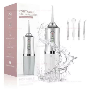 Portable Smart Electric Oral Irrigator Water Flosser 4 Jets 3 Modes Rechargeable Dental Water Jet Irrigator Dental Teeth Cleaner