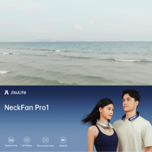 ประกันศูนย์ไทย JisuLife Neck Fan Pro1 พัดลมคล้องคอ พัดลมคอ พัดลมห้อยคอ พัดลมแบตอึด พัดลมjisulife พัดลมแขวนคอ พัดลมค้องคอ พัดลมแค้มป์ปิ้ง