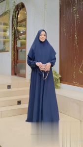 GAMIS CRINGKEL AMARA SYARI SET HIJAB BUSUI RESLETING DEPAN BAJU MUSLIMAH TERLARIS GAMIS JUMBO