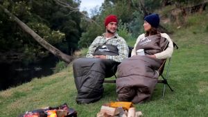 Naturehike Sleeping Bag Lampu Portabel Tahan Air Tetap Hangat Kantung Tidur Tahan Angin Luar Ruangan Berkemah Matras U150
