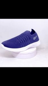 FIURI - NEW ERA - WINDA 35-43 BIRU NAVY - SEPATU SNEAKERS SLIP ON WANITA - SEPATU KNIT RAJUT - SEPATU OLAHRAGA JOGGING SENAM PEREMPUAN - SEPATU SEKOLAH KERJA KULIAH - SEPATU CASUAL CEWEK TRENDY MURAH PROMO DISKON